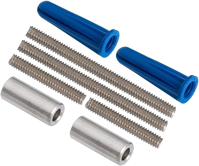 Montague Metal Products MHN-24-F-BK1-2 Solid Brushed Aluminum Modern Floating Address House Numbers, Black, Powder Coated Black