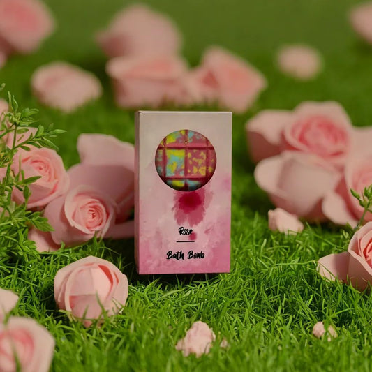 lot of 5 - Chocolate Form Bath Bomb | Nontoxic | Made from Sea Salt | Organic | Vegan Product | Eco | Gift Idea for Men and Women (Rose)