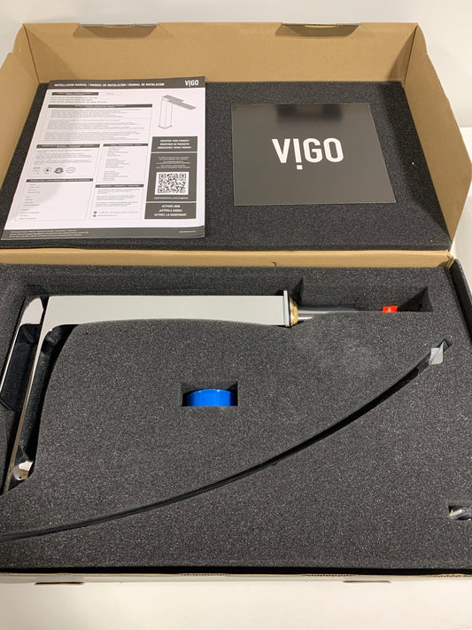 VIGO Dunn Single Handle Single-Hole Bathroom Vessel Faucet in Chrome