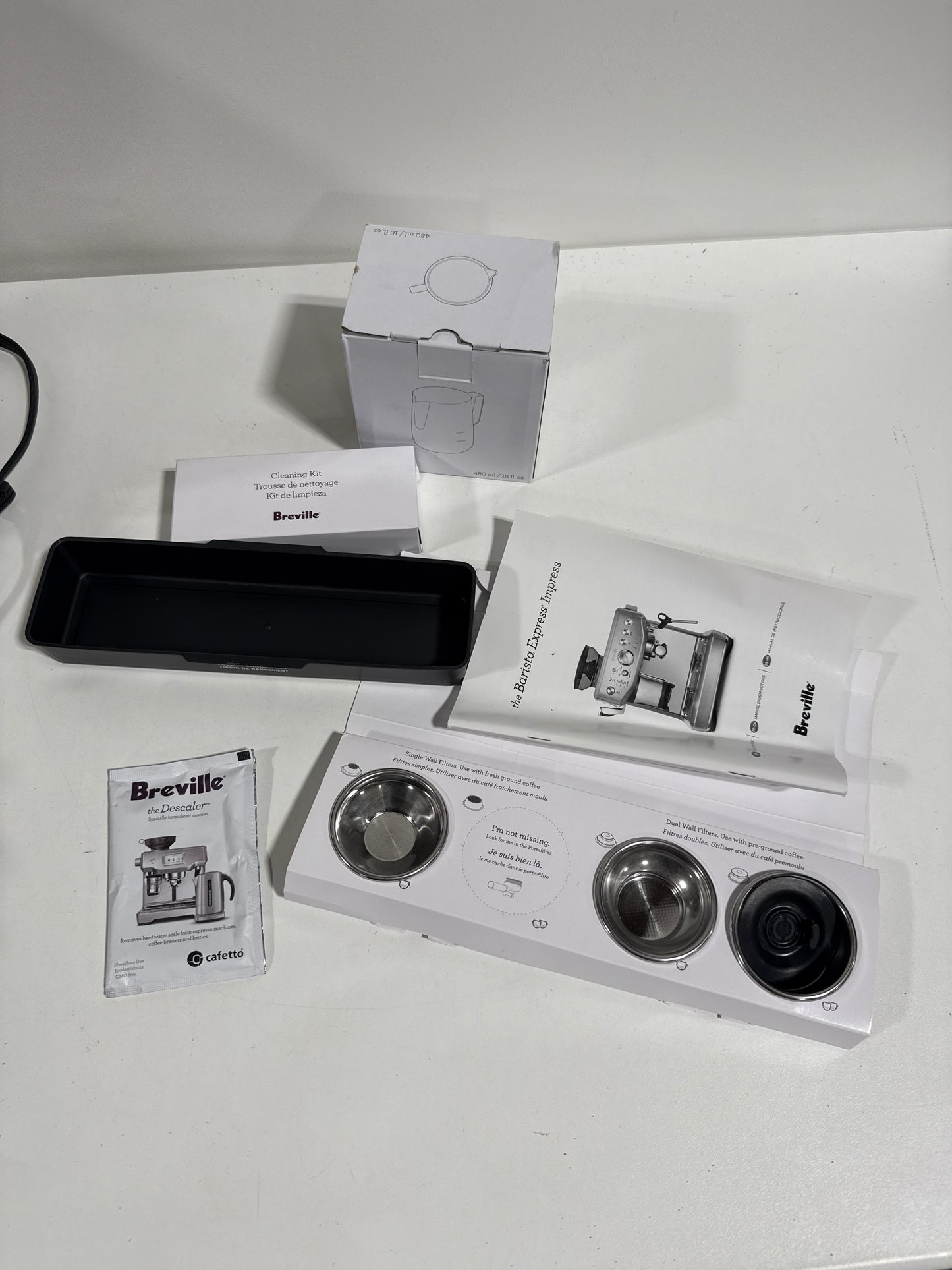 Used Breville - the Barista Express Impress Espresso Machine - Brushed Stainless Steel