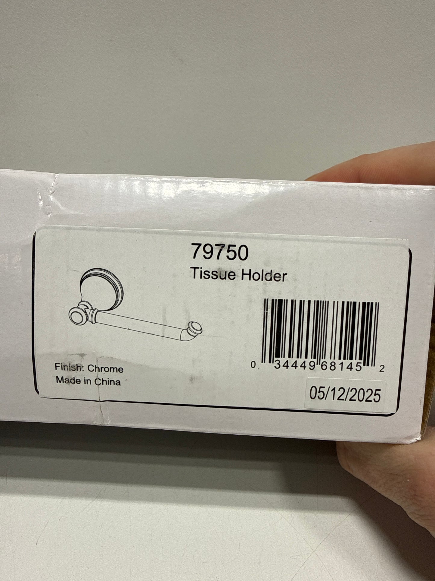 Delta 79750 Cassidy Single Bar Tissue Holder Chrome