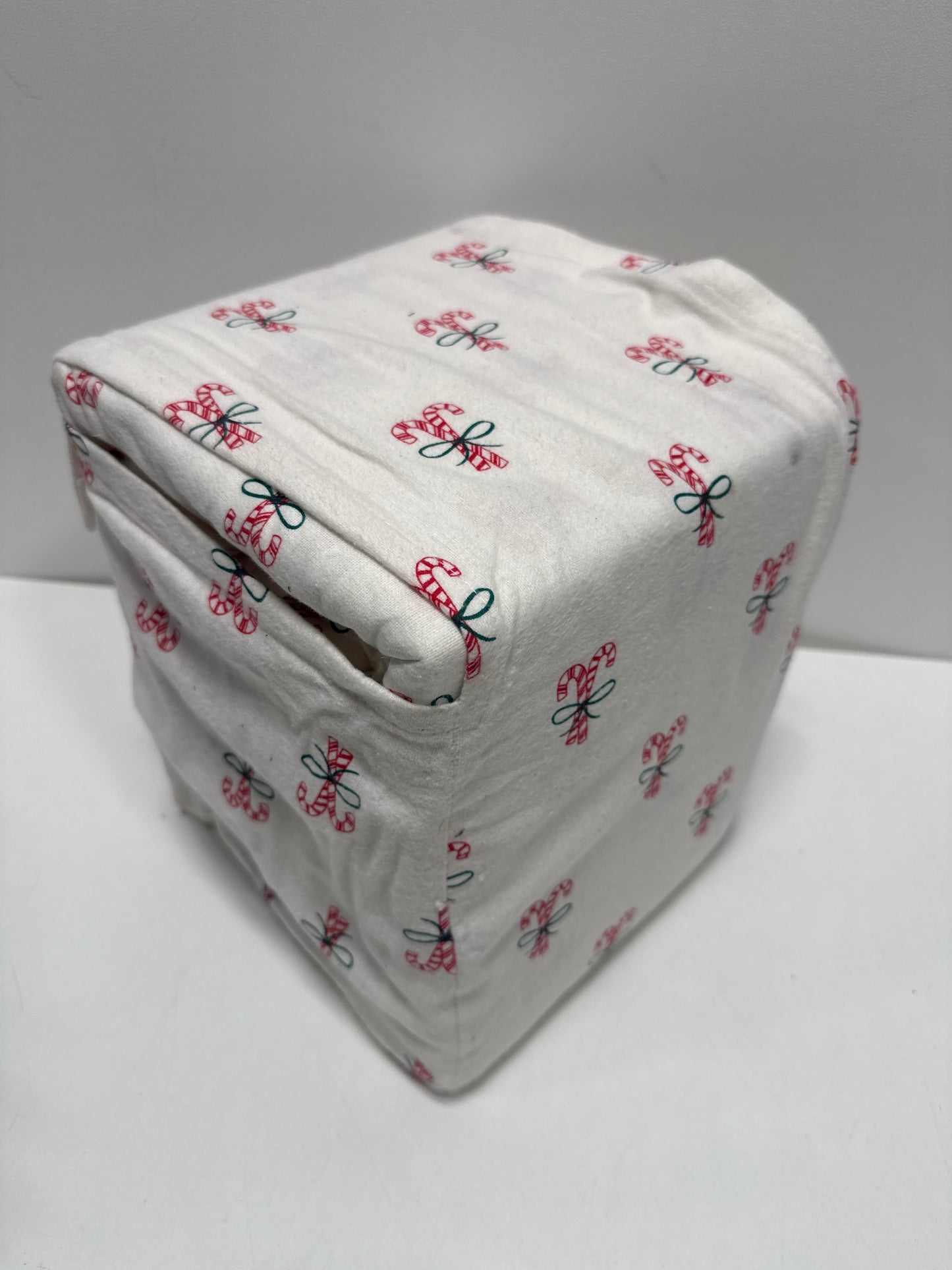 Queen Christmas Holiday Flannel Sheet Set Candy Canes - Wondershop