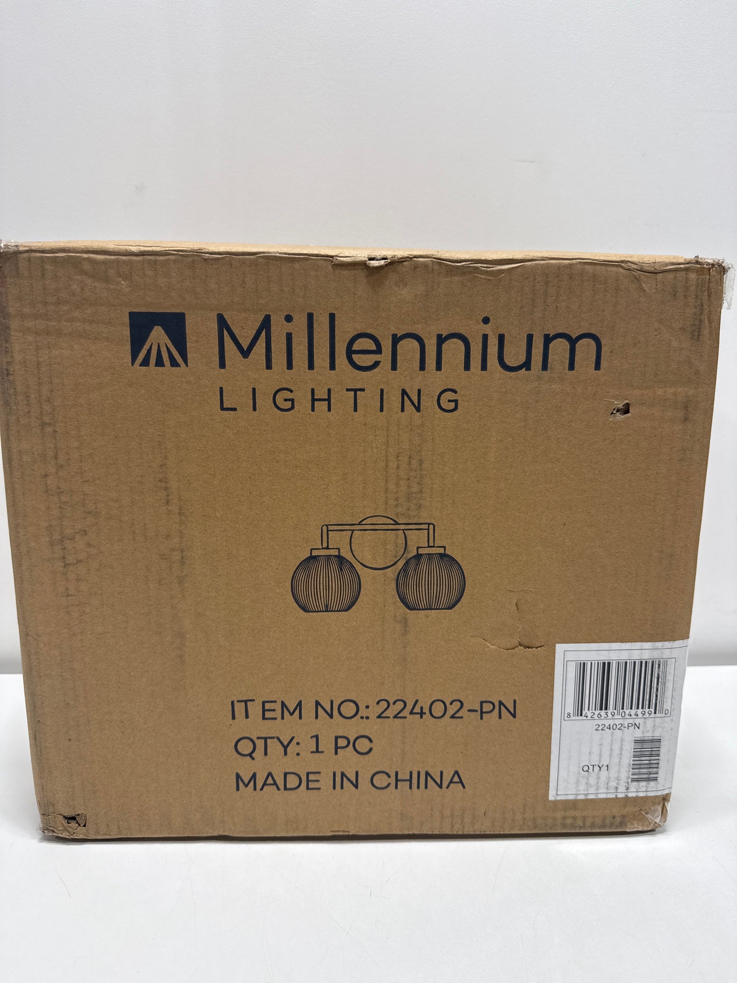 Millennium Lighting 22402 Oprah 2 Light 15 Wide Vanity Light - Nickel