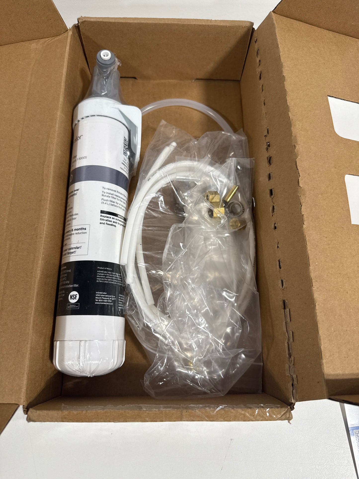 F-3000 Instant Hot and Cold Water Dispenser 6-Month Premium Plus Water Filtration System