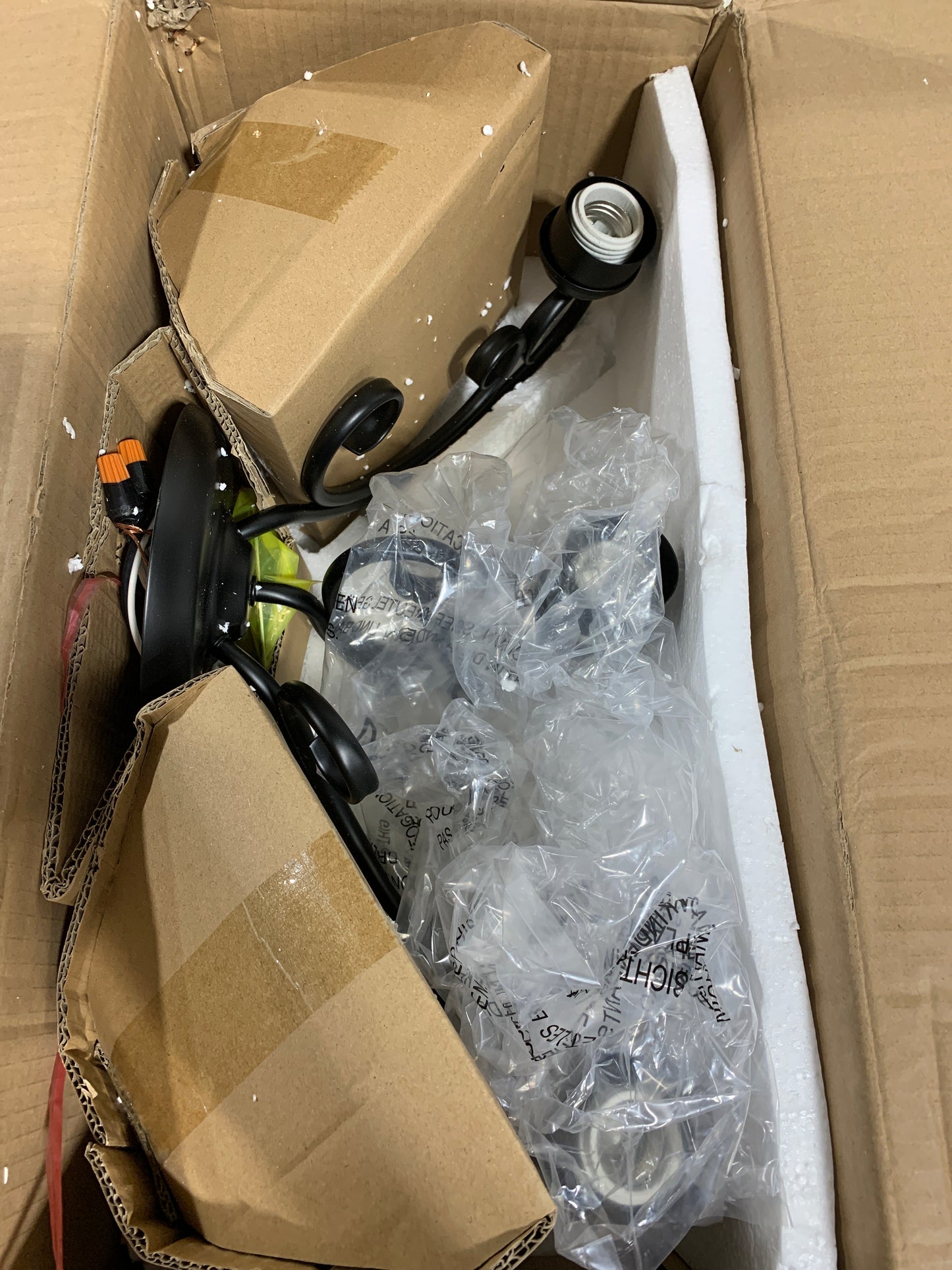 Homestead 3-Light Black Bath Vanity with Clear Glass