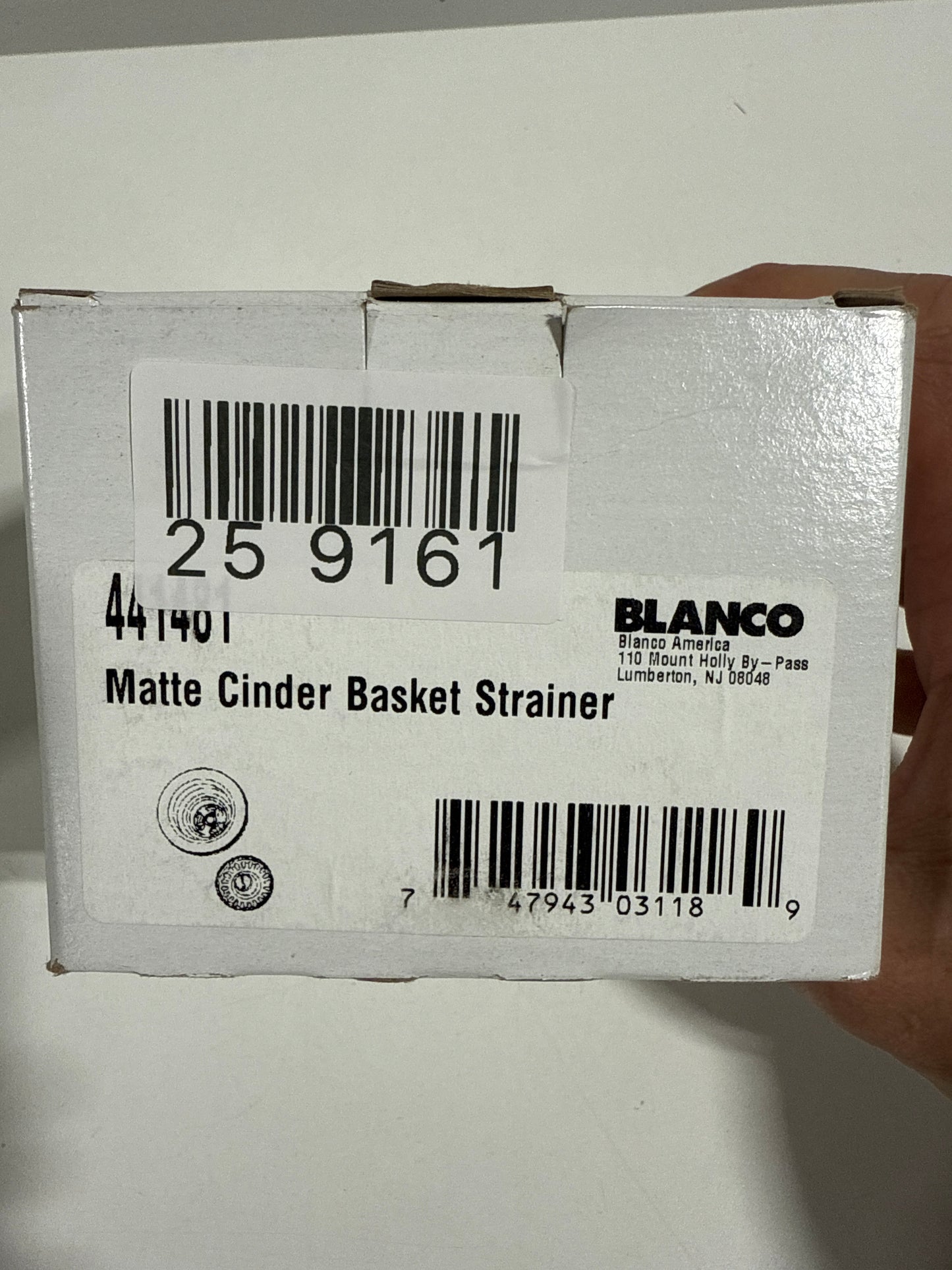 Blanco 441091 3-1/2" Basket Strainer and Sink Flange (Not for Use with Garbage Disposal)