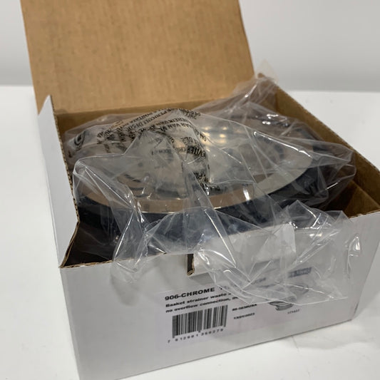 Franke 906 3-1/2" Universal Sink Strainer Drain Basket Chrome Sink Accessories and Parts Kitchen Sink Accessories Basket Strainers