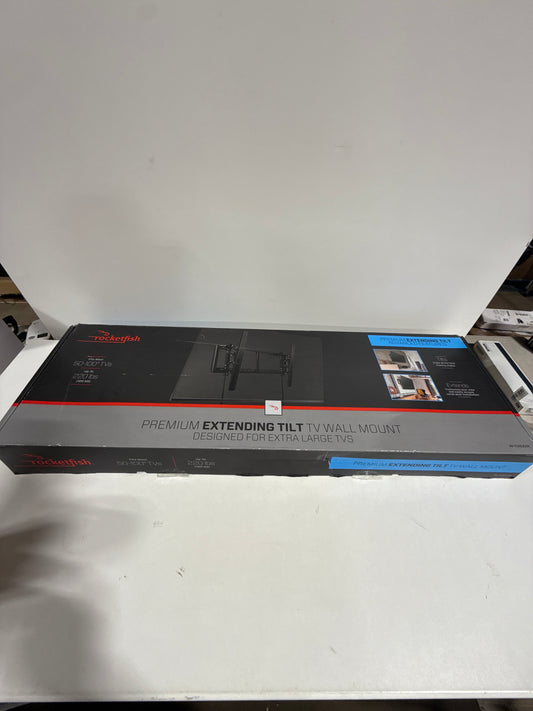 Rocketfish - Extending Tilt TV Wall Mount for Most 50–100 in. TVs - Black