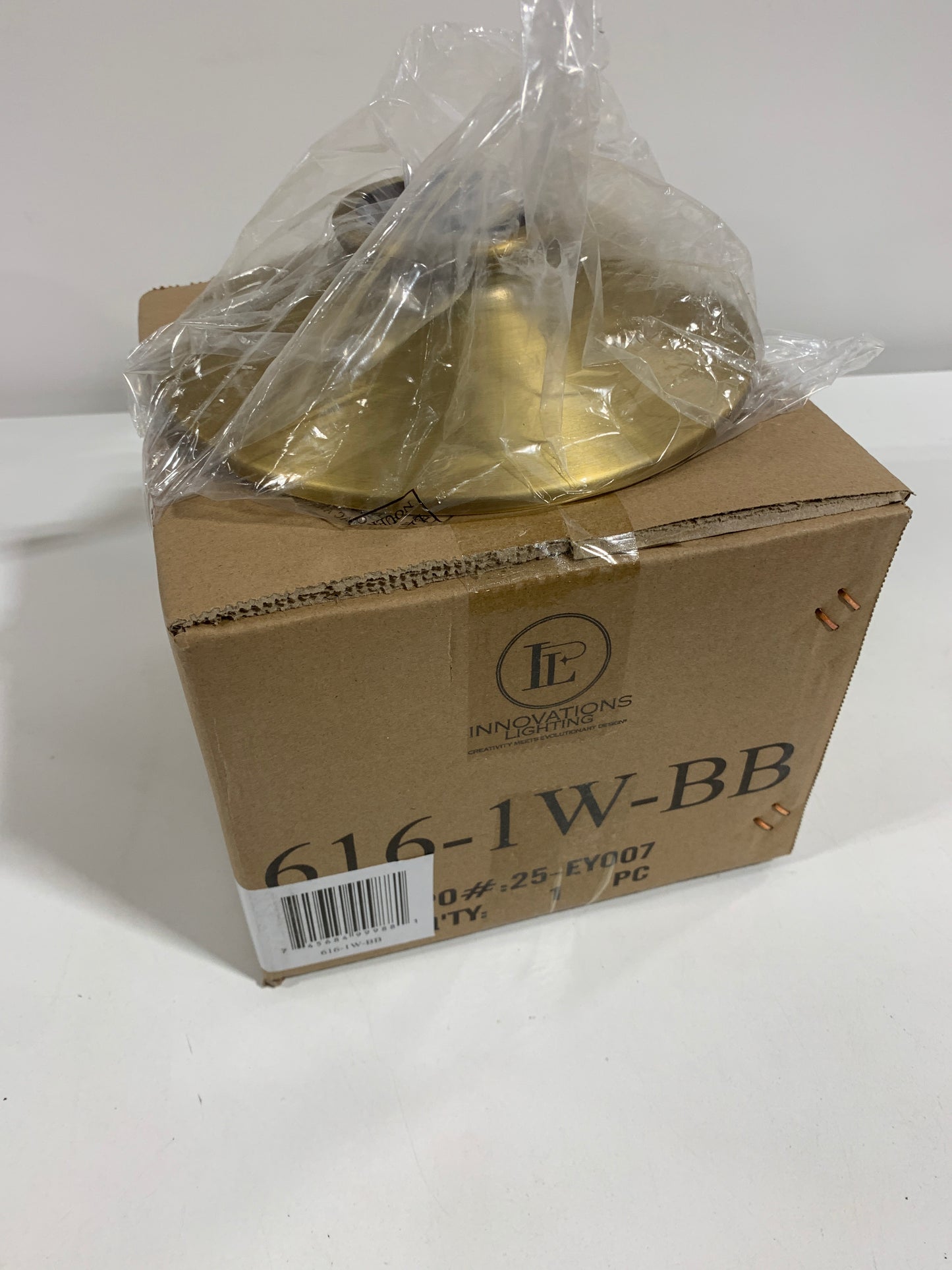 Innovations Lighting 616-1W-BB-M4-BB Downtown Urban One Light Wall Sconce Wall Light Brushed Brass ASIN: B0CFY8LXWX