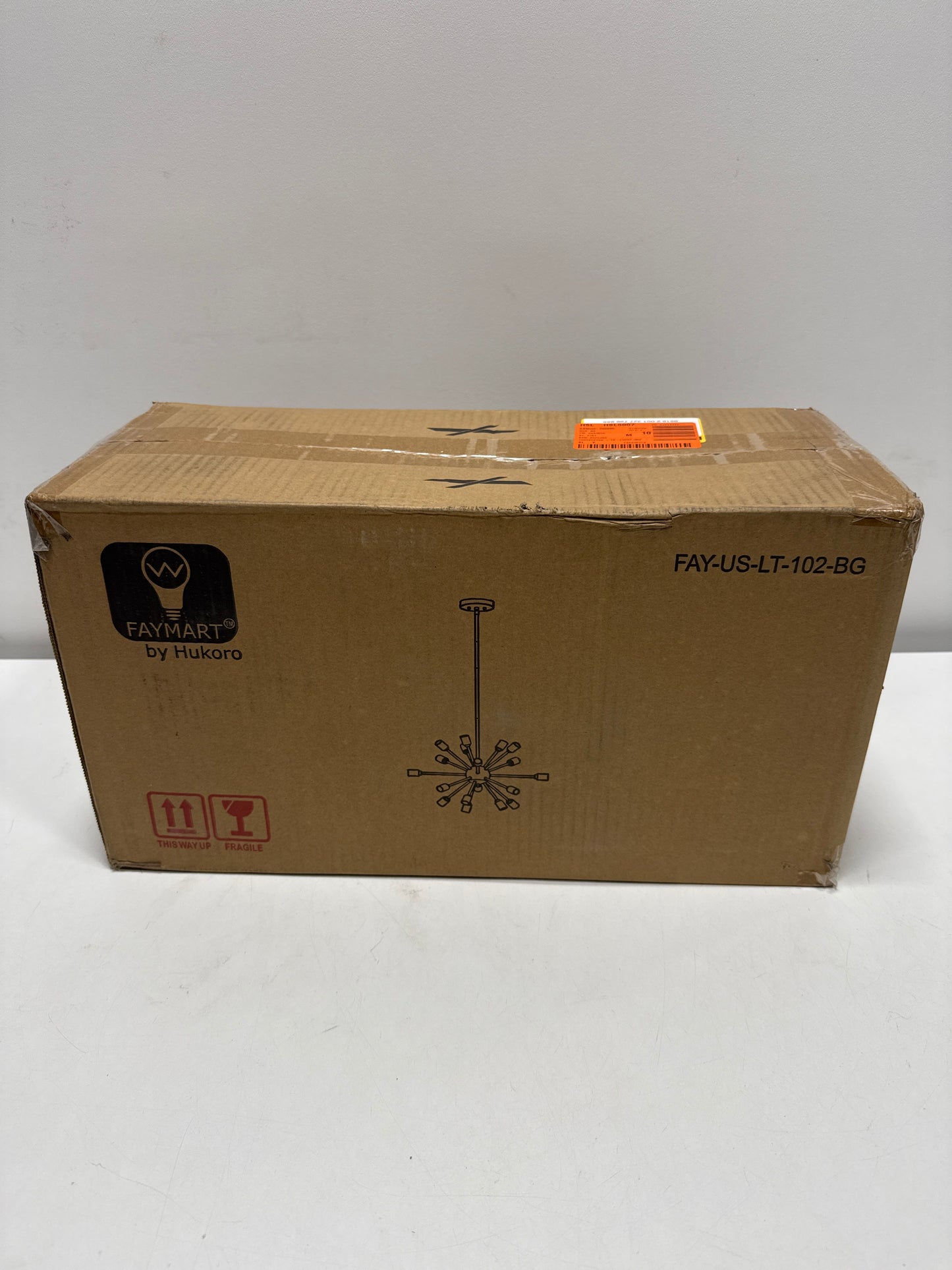 Alfa 18-Light Indoor Sputnik Chandelier with Mate Black Finish