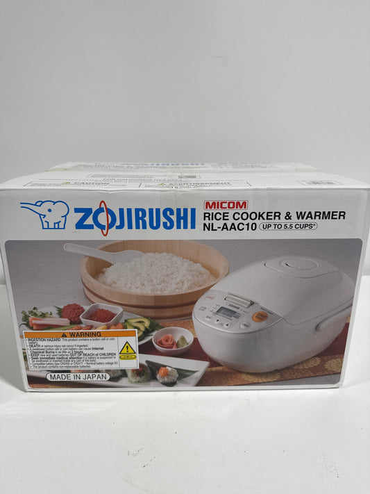 Zojirushi Micom Rice Cooker and Warmer (5.5-Cup/ Beige) with Rice Washing Bowl