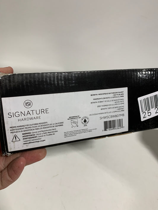 Signature Hardware 482808 Berwyn 1.2 GPM Widespread Bathroom Faucet with Pop-Up Drain Assembly