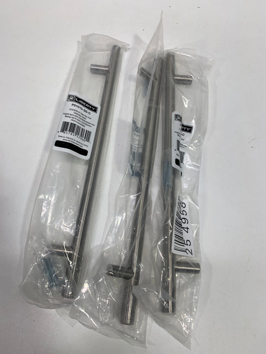 3 Liberty 224mm Steel Bar Cabinet Pull Stainless Steel