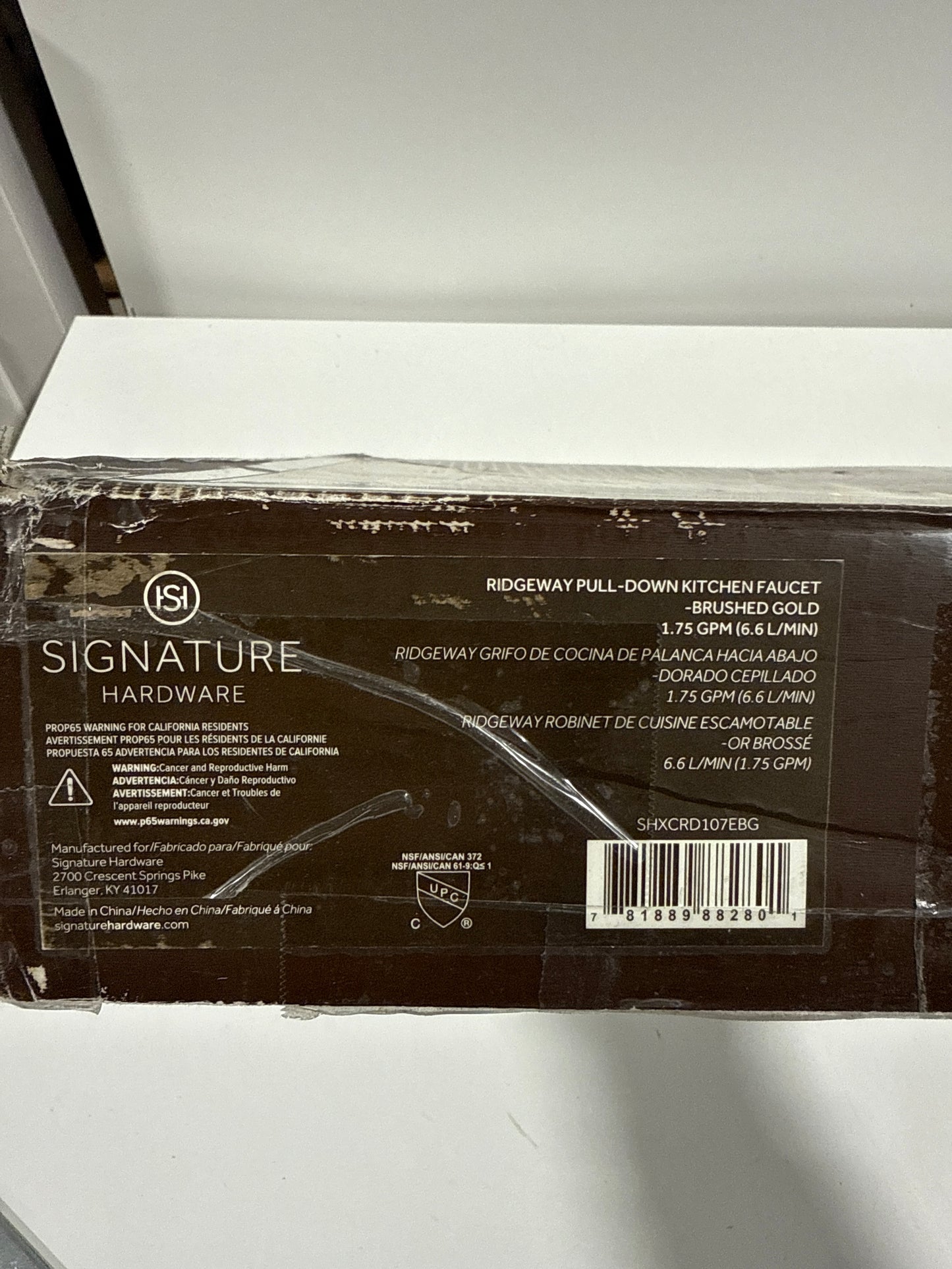 Used Signature Hardware 951732-S Ridgeway 1.75 GPM Single Hole