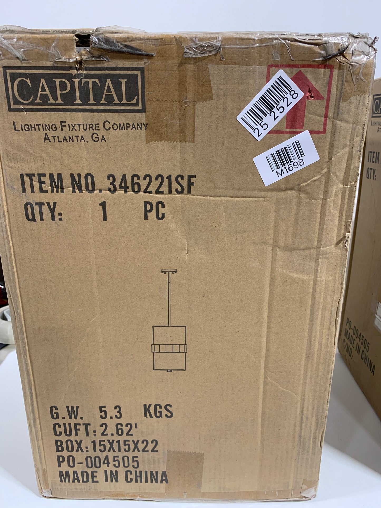 Capital Lighting 346221 Sutton 2 Light 12" Wide Pendant Soft Gold Indoor Lighting Pendants