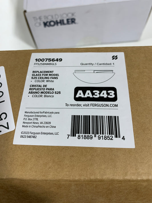 Miseno ML6294 Replacement Glass Globe Glass Lighting Accessories and Parts Ceiling Fan Accessories Shades