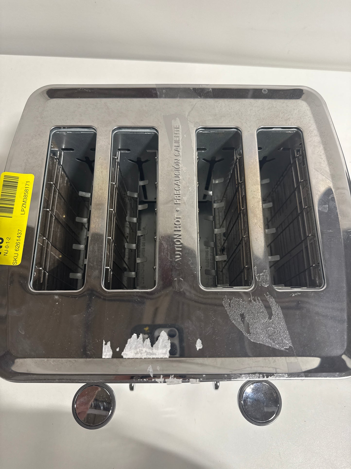 Used Bella PRO - 4-Slice Wide-Slot Toaster - Stainless Steel
