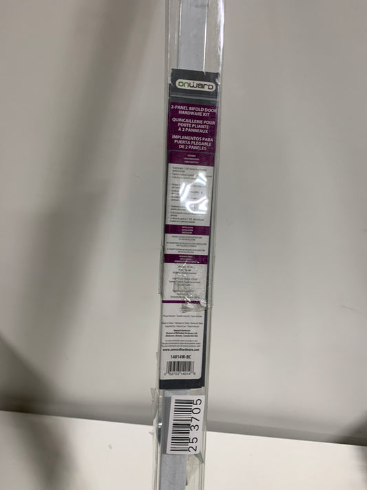 Richelieu 14014-BC 36 Inch Long Single Bi-Fold Door Track for Doors up to 30 Pounds White Sliding Door Hardware Sliding Door Hardware Trac