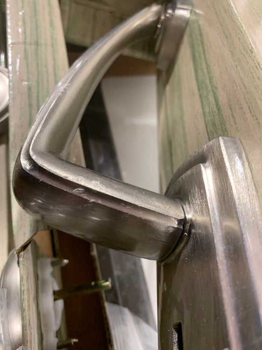 Scratch Baldwin 180NAHXTBL-RDB-SMT Nautica Style Handleset with Tobin Interior Lever