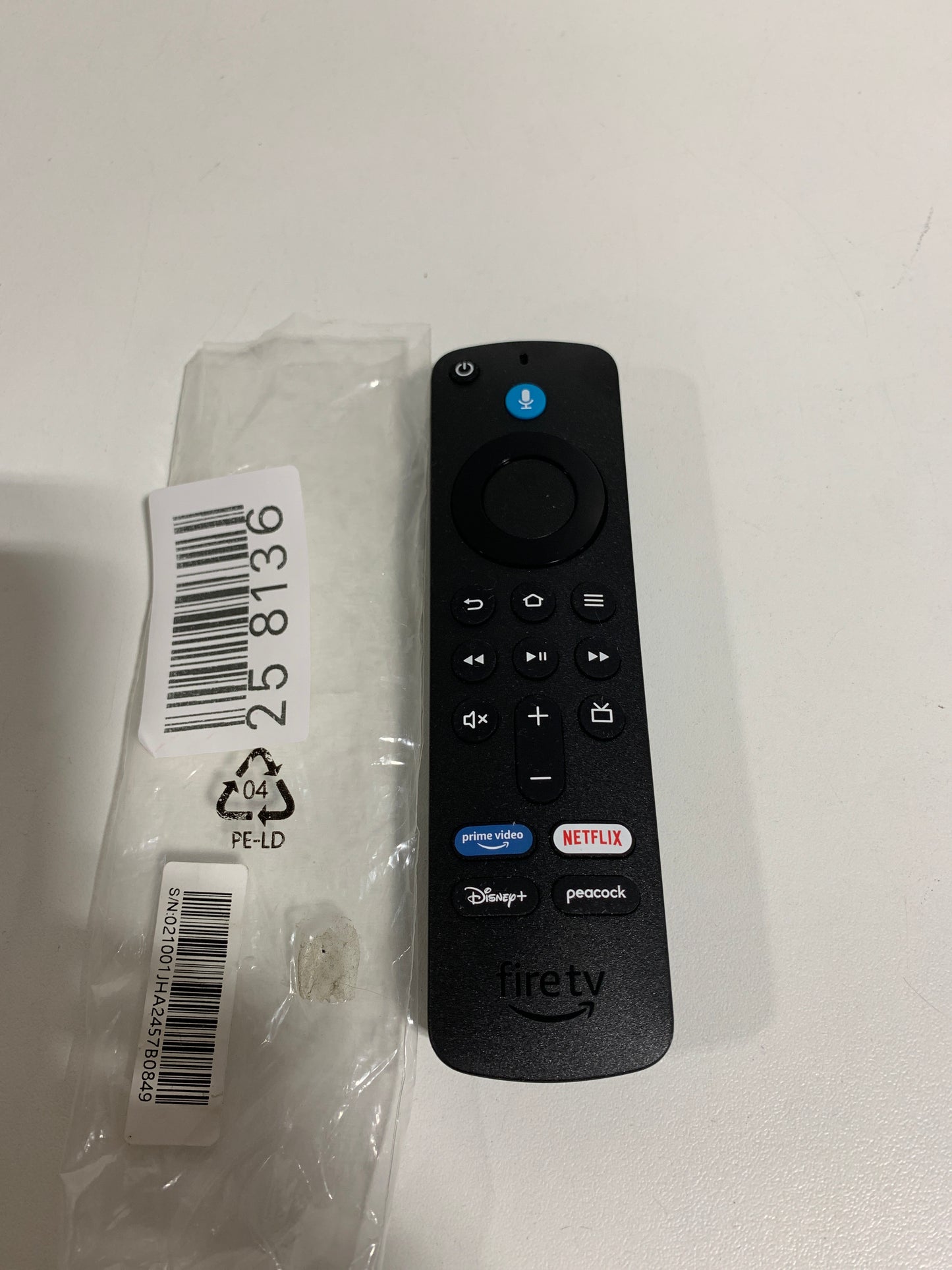 Amazon - Fire TV Stick 4K streaming device Remote only