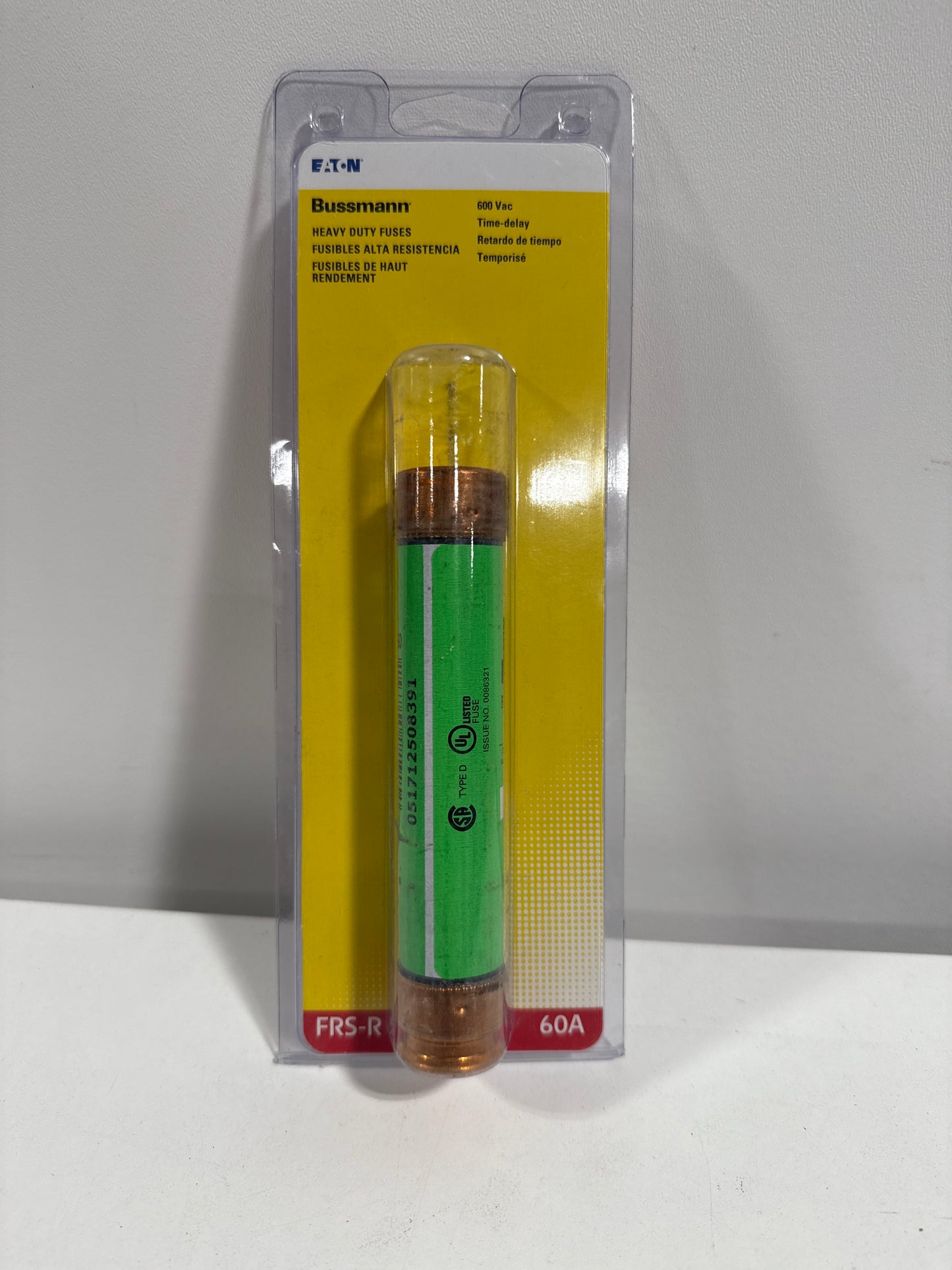 Bussmann 60 Amps Dual Element Time Delay Fuse 1 Pack