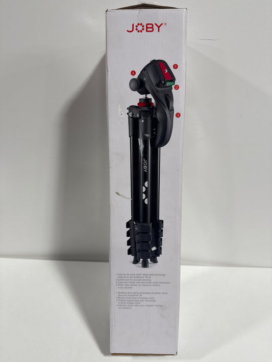 No Camera Mount Plate JOBY - Compact Action Smart 61" Tripod Kit - Black