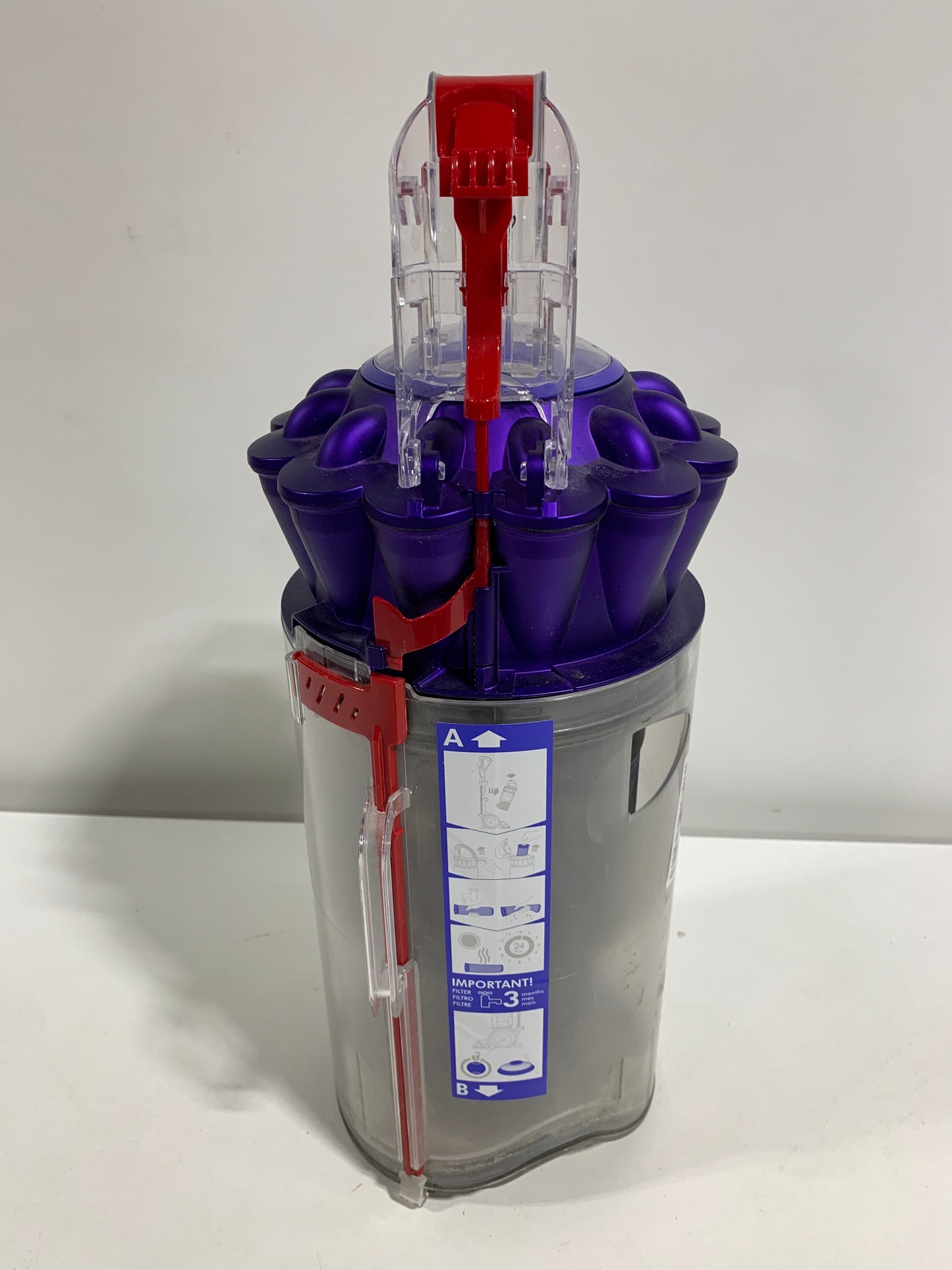 Used Uyson Ball Animal UP13 DC41 DC65 Vacuum Dust Bin Canister