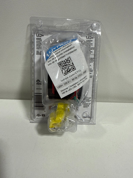 Skylark Contour LED+ Dimmer Switch for LED and Incandescent Bulbs, 150-Watt/Single-Pole or 3-Way, Ivory (CTCL-153PDH-IV)