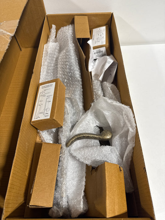 Signature Hardware 946283-KE-234-RH Marconi Right Handed Solid Brass Full Plate Keyed Entry