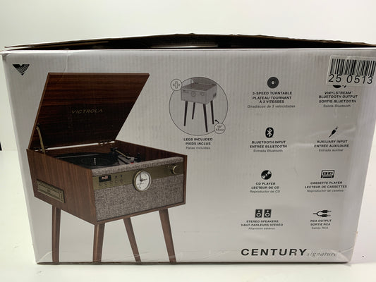 Victrola Victrola Century Signature+ 6-in-1 Music Center - Walnut