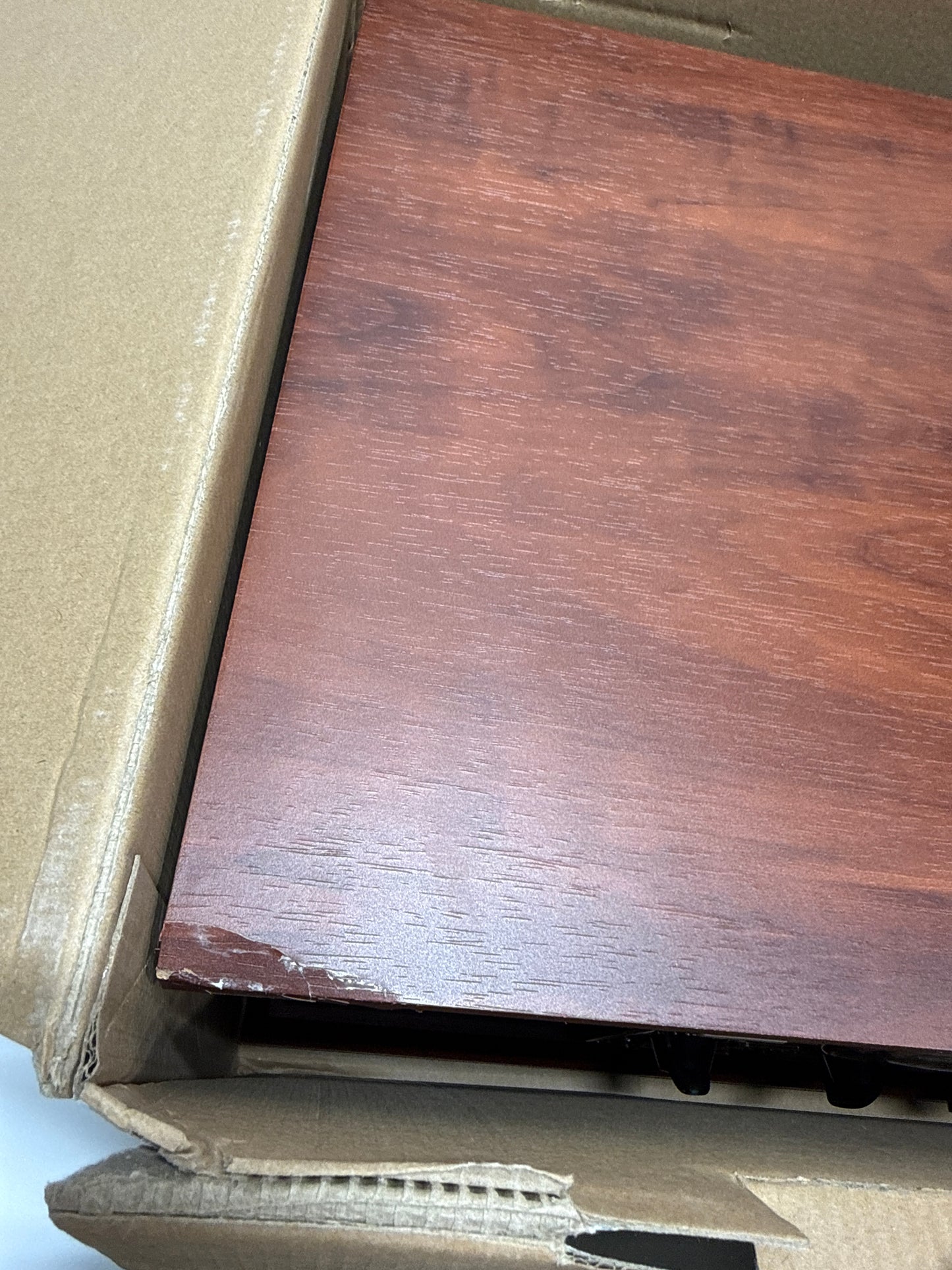 Scratch & Dent Victrola Classic Wood Bluetooth Record Player - Mahogany: Belt Drive Vinyl Turntable