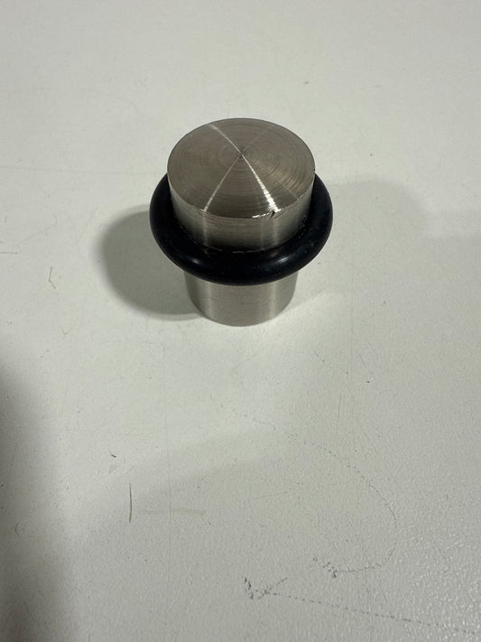 5 Omnia 7001.32D Door Stop Steel Silver 1-3/16 H X 7/8 W