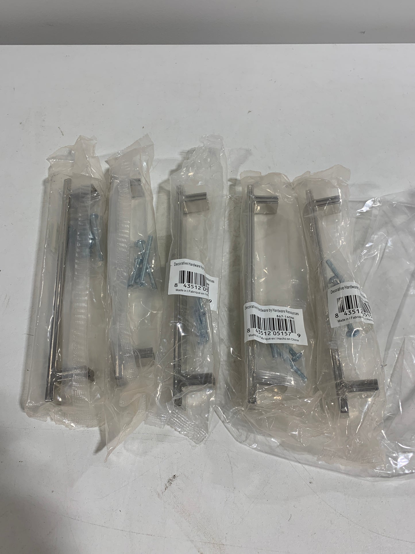 5 Jeffrey Alexander 867-160 Anwick 6-5/16" (160mm) Center to Center Flat Square