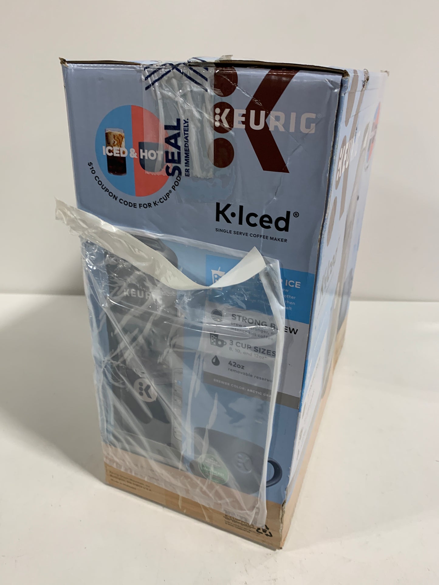 Keurig K-Iced Single Serve Coffee Maker - Arctic Gray