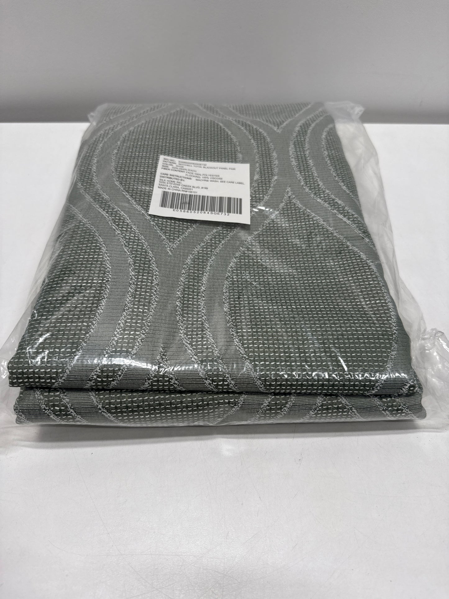 Silk Home Mitchell Blackout Curtains - Sage