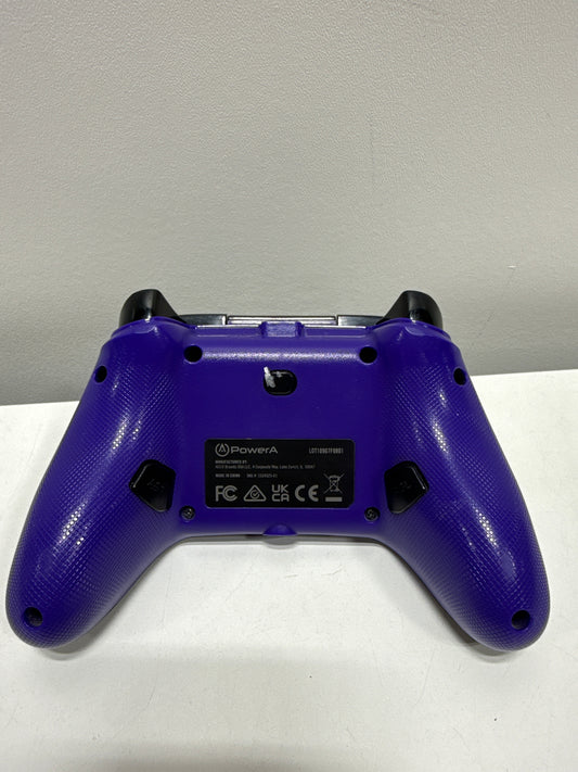 Used No Cord PowerA - Enhanced Wired Controller for Xbox Series X|S - Purple Hex