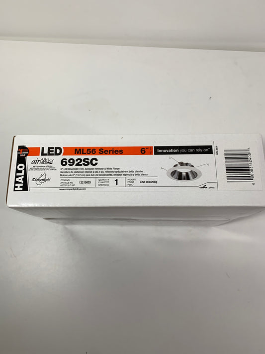 Halo 692 6’’ Reflector Trim Ring Only - Clear - *Lighting & Electrical