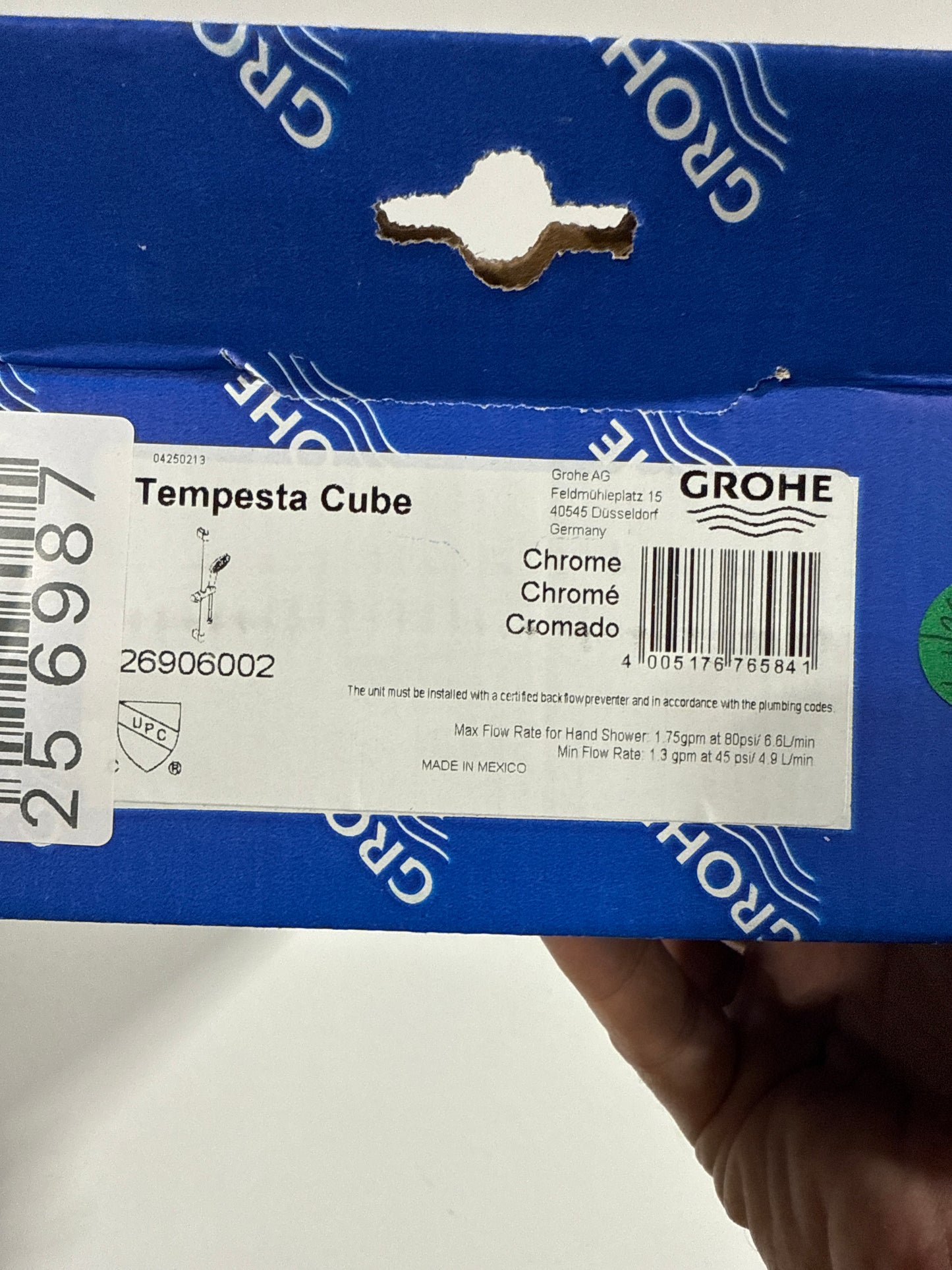 Grohe 26 906 2 Tempesta Shower System - Chrome