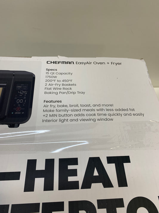 15 Qt. Black Oven Air Fryer with Touch Screen Display