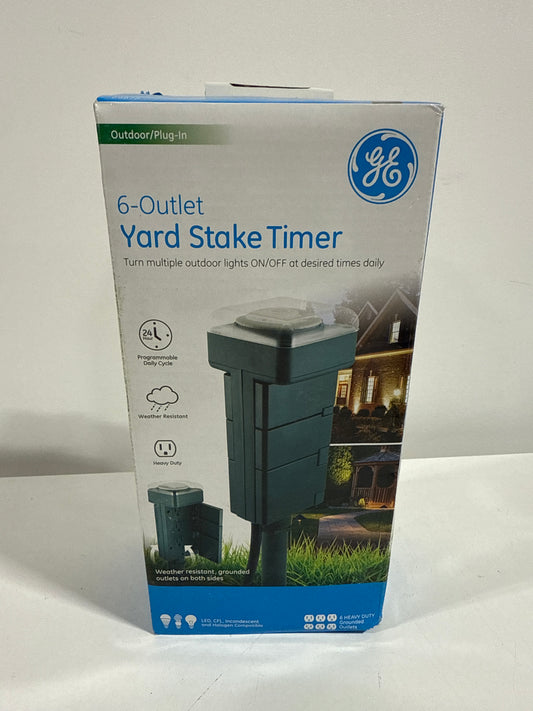GE Outdoor Stake Mechanical Timer