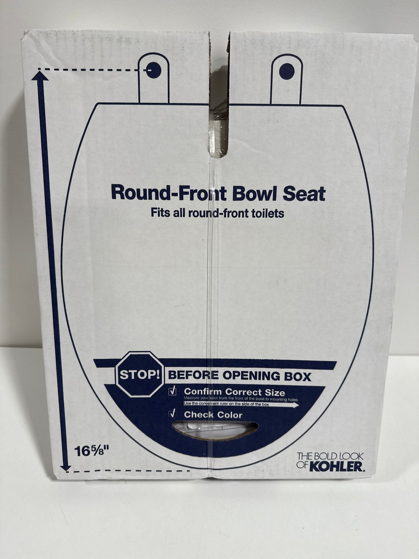 KOHLER K-4775 Brevia Quick-Release Round-front Toilet Seat