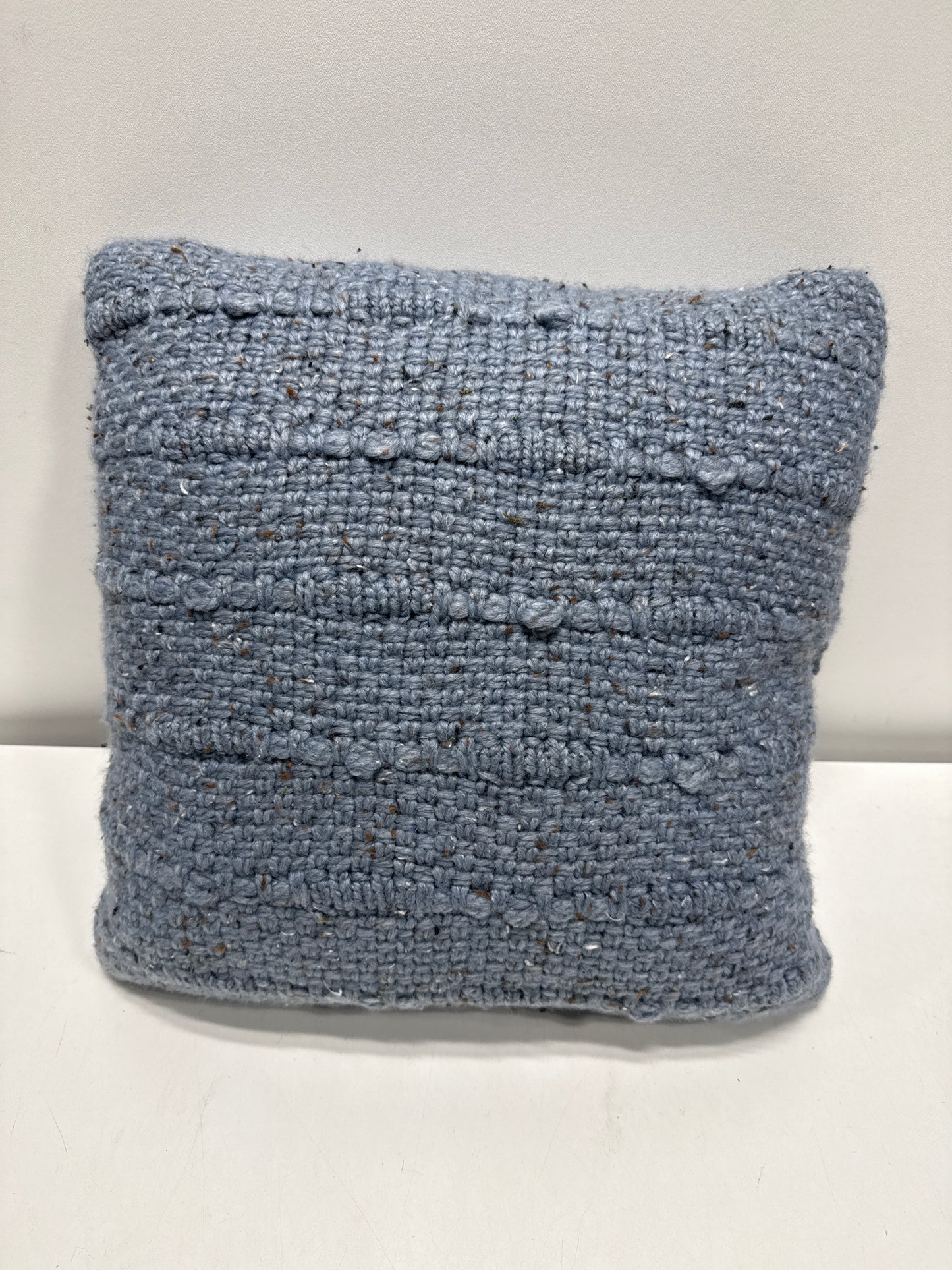 Square Marled Knit Pillow Light Blue - Threshold - *Home Decor & Curtains