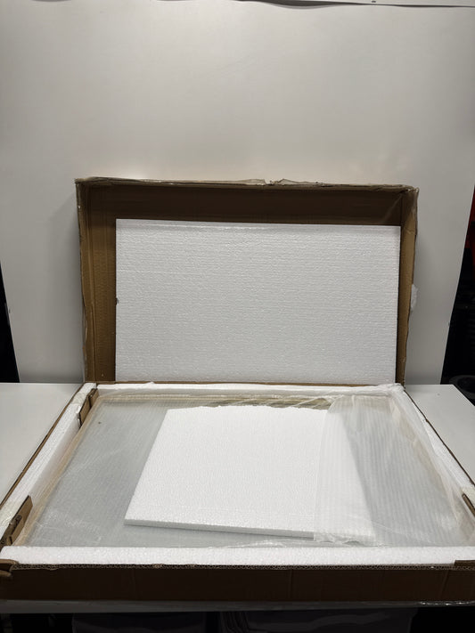 Elegant Decor Monet Home Office Decorative Rectangle Framed Wall Mirror, 28" L x 18" H - Brass