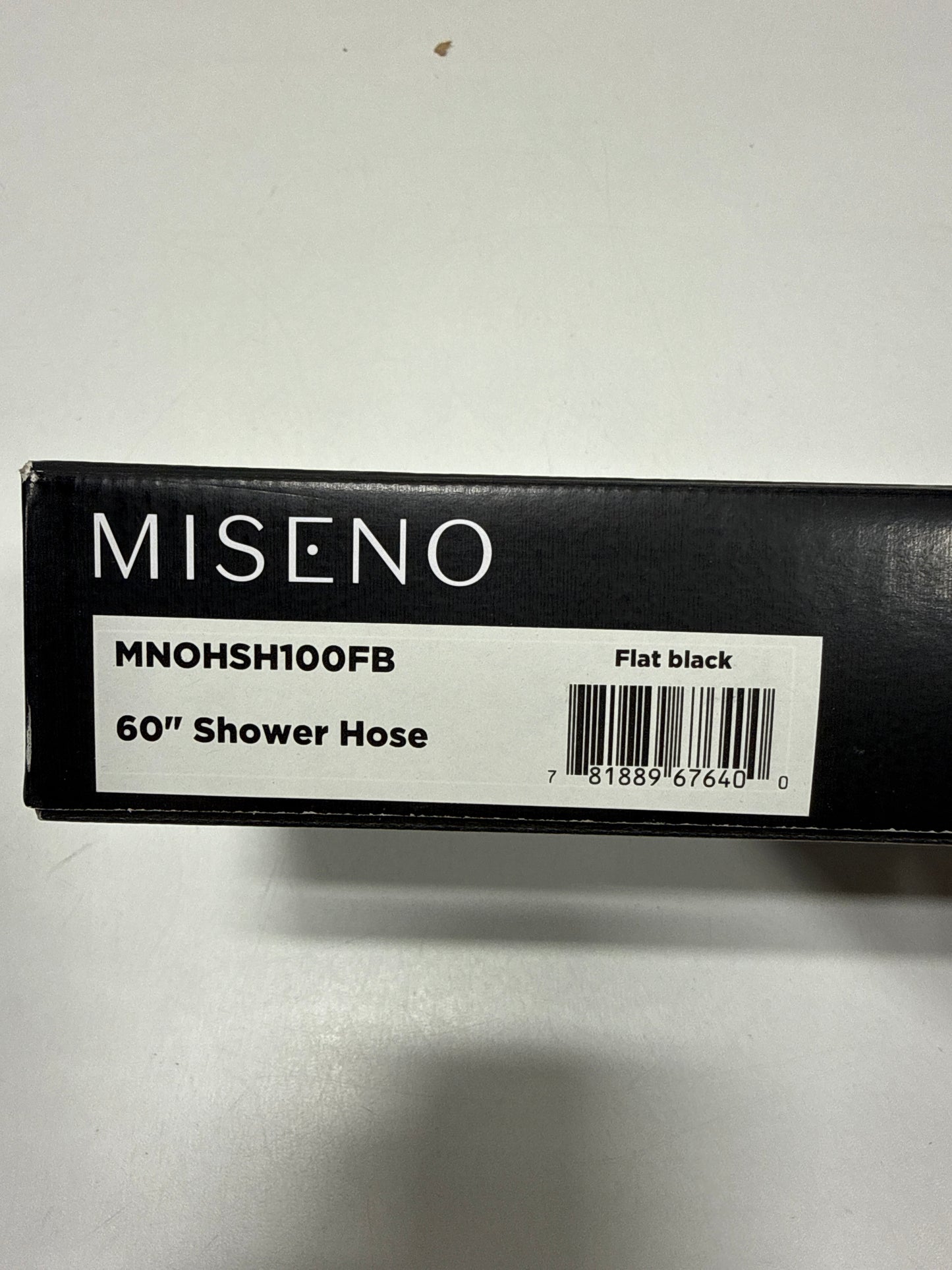 Miseno MNOHSH100 60" Hand Shower Hose with 1/2" Connections - Flat Black