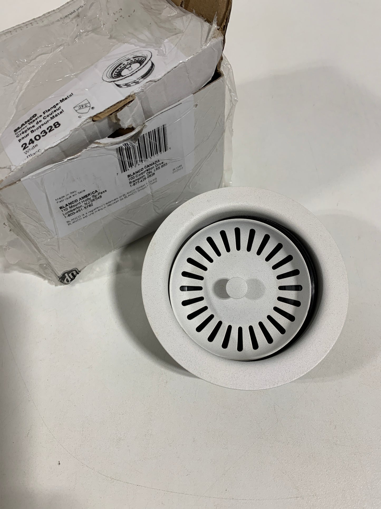 Blanco 240328 3.5" Disposal Flange White