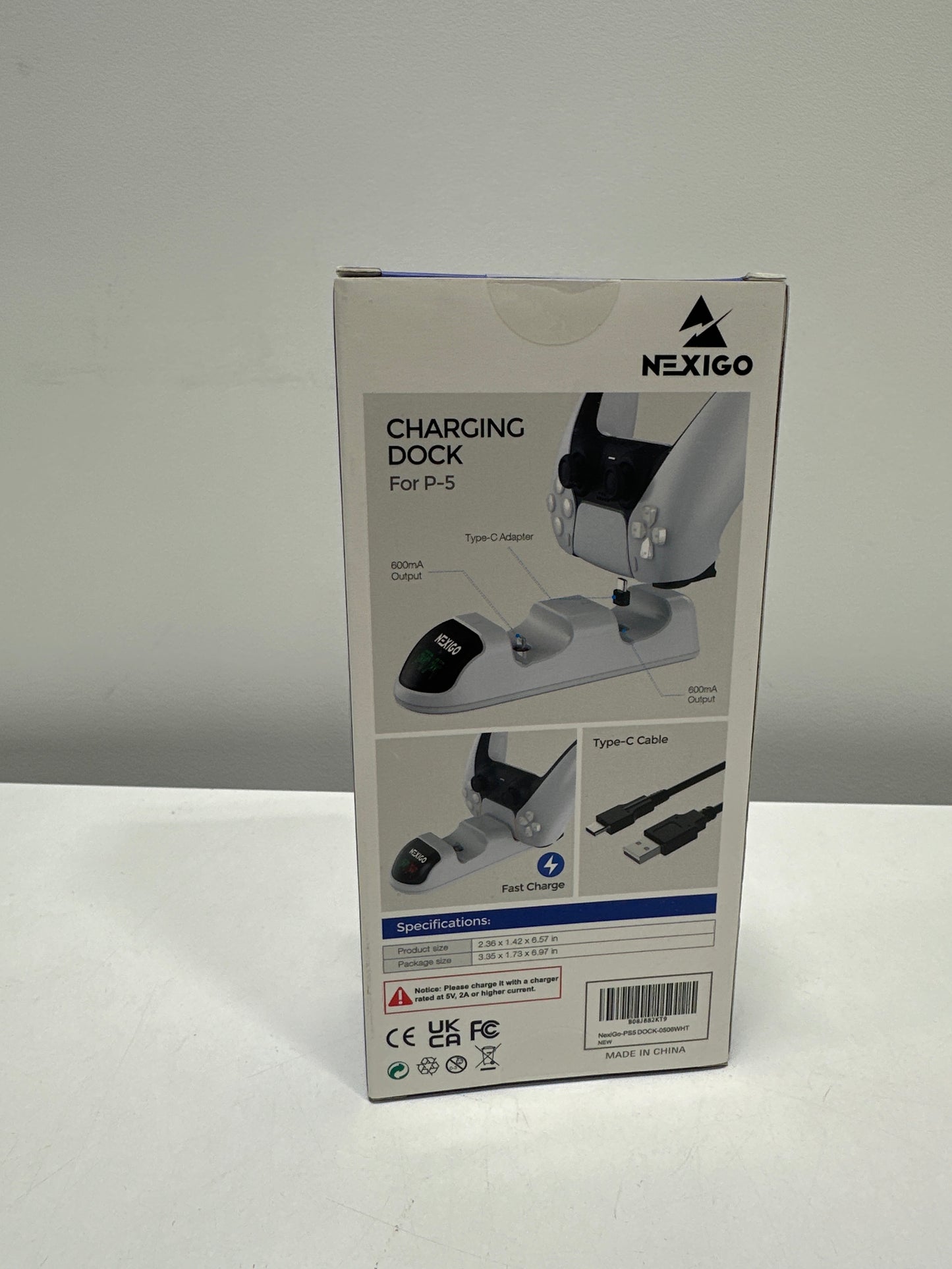 NexiGo PS5 Controller Charger