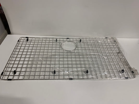 See Desc Wirecraft 17.25 in. X 33.25 in. Bottom Grid for Kitchen Sinks in Stainless Steel