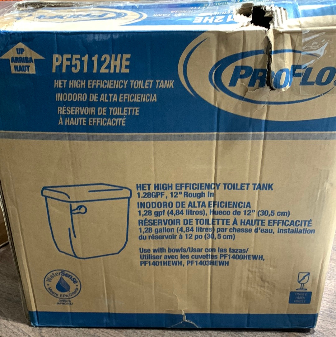 PROFLO Jerrit Toilet Tank Only - Less Seat