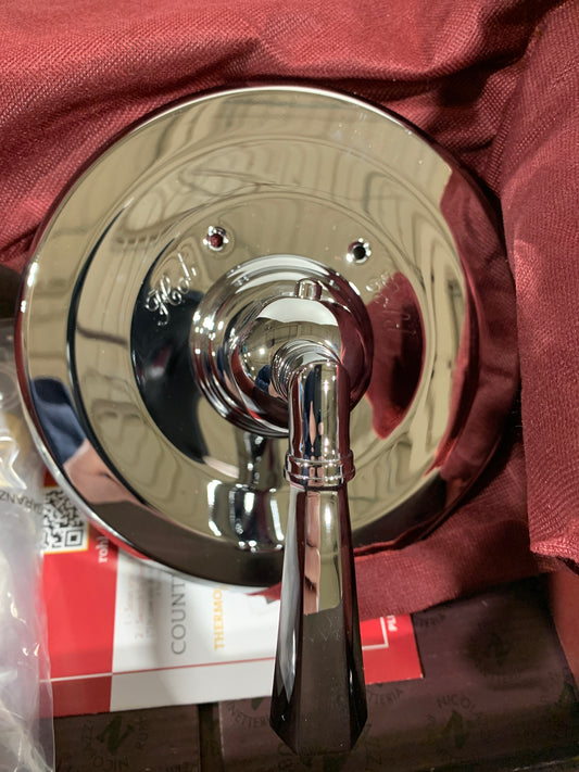 See Desc Rohl A4814LM Palladian Thermostatic Valve Trim Only with Single Lever Handle - Less Rough in