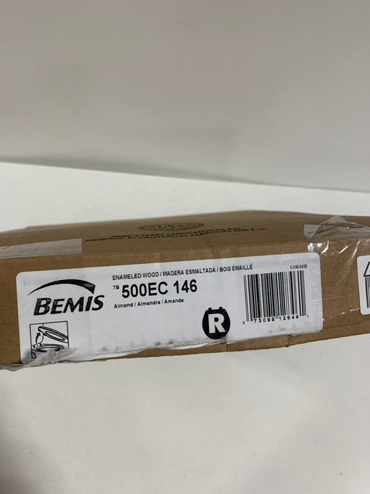 Bemis 500EC146 Round Closed Front Toilet Seat with Cover in Almond